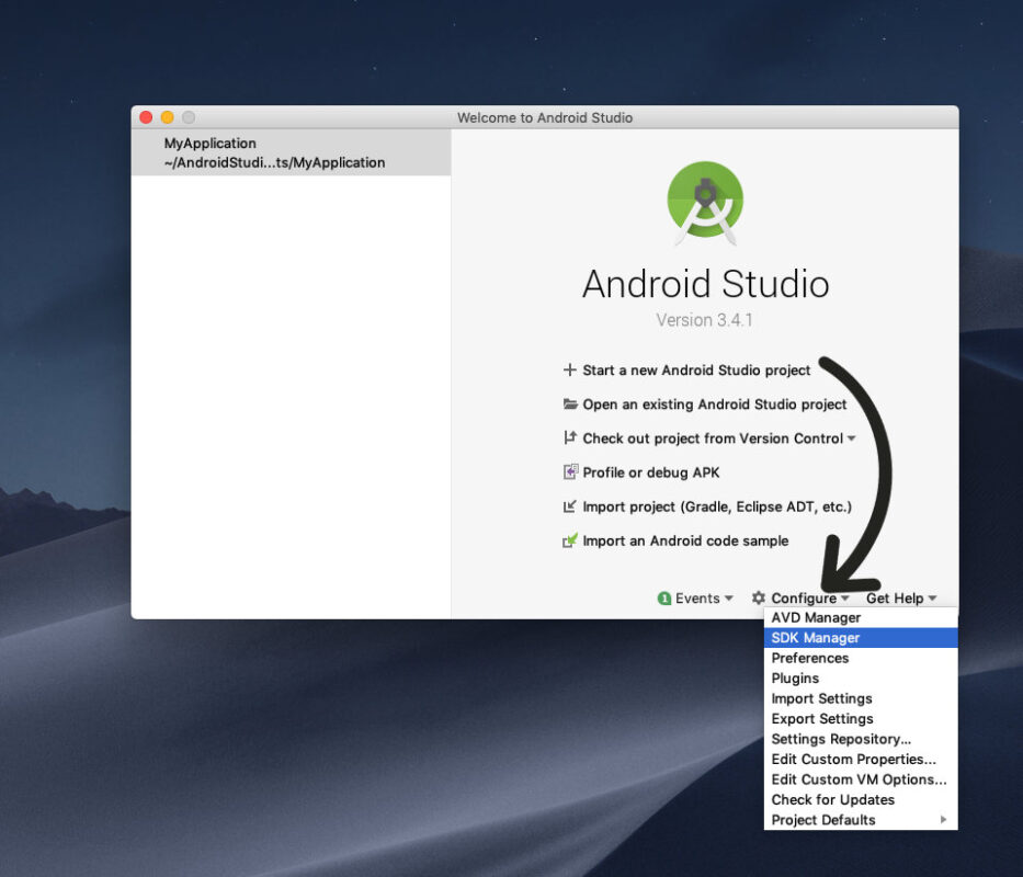 Android Studio Android Studio Ionic